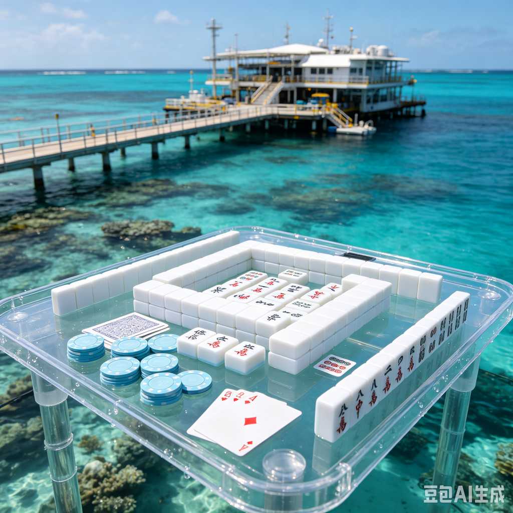 transparent mini mahjong set