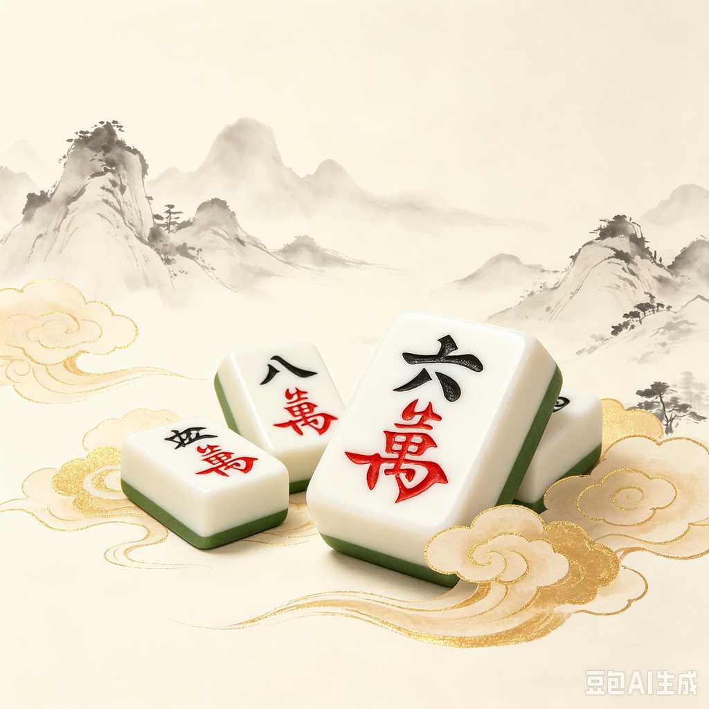 retro gift mahjong tiles