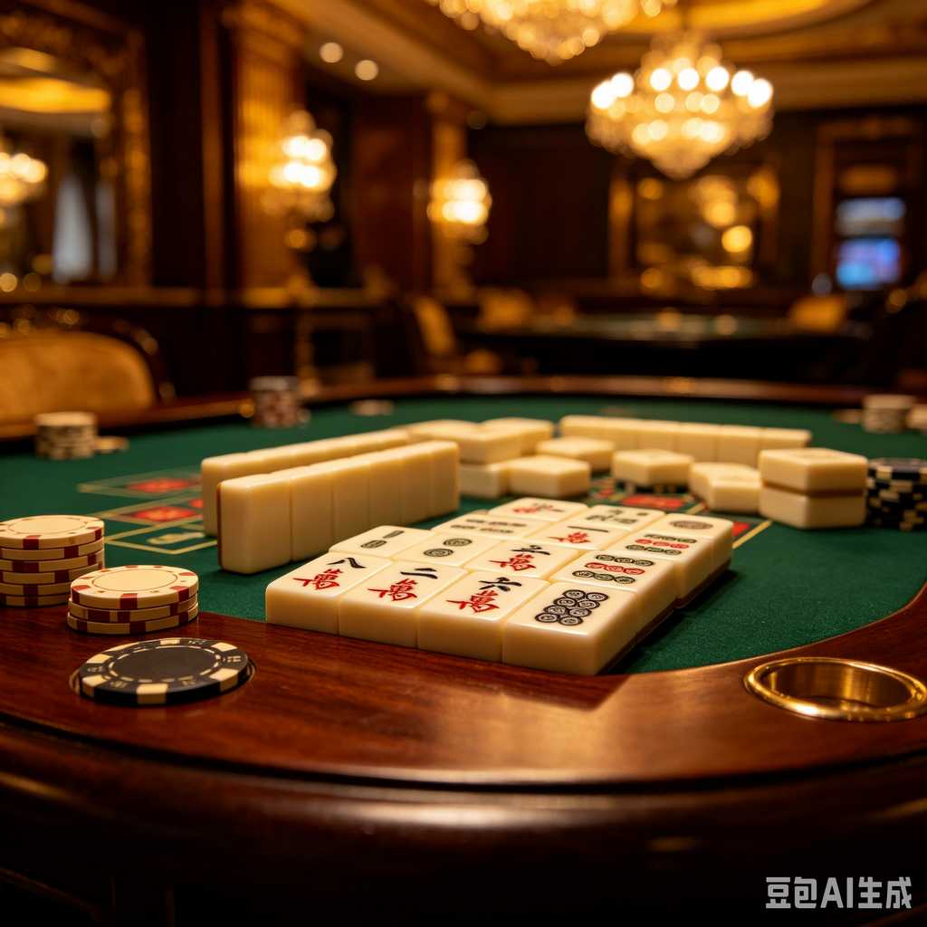 compact mahjong set with case
