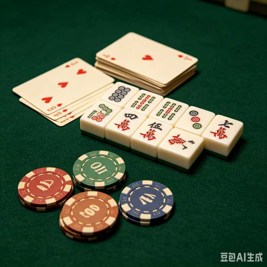 hotel room mahjong set